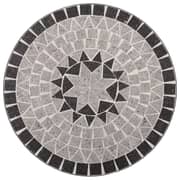 vidaXL Mosaic Bistro Table Grey 61cm Ceramic vidaXL Mosaic Bistro Table Grey 61cm Ceramic