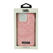 Karl Lagerfeld 3D Monogram Hard Case For Iphone 14 Pro Max Pink Karl Lagerfeld 3D Monogram Hard Case For Iphone 14 Pro Max Pink