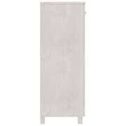 vidaXL Shoe Cabinet HAMAR White 85x40x108 cm Solid Wood Pine vidaXL Shoe Cabinet HAMAR White 85x40x108 cm Solid Wood Pine