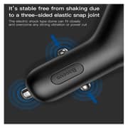 Baseus Y-shape Dual USB Car Charger - Black Baseus Y-shape Dual USB Car Charger - Black