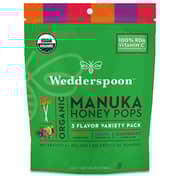 Wedderspoon Organic Manuka Honey Pops Kids Varietypak 24'S