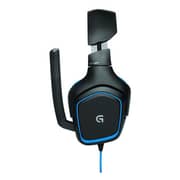 Logitech G430 Surround Sound Gaming Wired Headset Black Blue Logitech G430 Surround Sound Gaming Wired Headset Black Blue