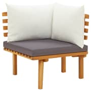 vidaXL Garden Corner Sofa with Cushions Solid Acacia Wood vidaXL Garden Corner Sofa with Cushions Solid Acacia Wood