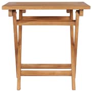 vidaXL Folding Garden Table 45x45x45 cm Solid Teak Wood