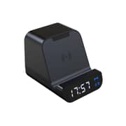 Memorii Multifunctional Bluetooth Speaker, Wireless Charger With Digital Alarm Clock and Mobile Phone Holder