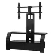 Sigma Ebony Shelf Glass TV Stand SPA034