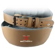 Max Strength Weight Lifting Back Support Belt Brown xL