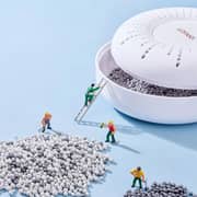 Lofans B4 Portable Formaldehyde Air Purifier Household Deodorizer 24/7 Sterilization Odor Eliminator Multi-Function Air Cleaner For Home - White