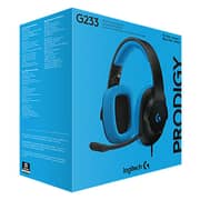 Logitech G233 Wired Gaming Headset Black Cyan