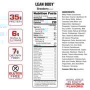 Labrada Lean Body Meal Replacement Strawberry 2.47LB Labrada Lean Body Meal Replacement Strawberry 2.47LB