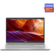 Asus X409MA-BV164T 90NB0Q21 Laptop - Celeron 1.1GHz 4GB 256GB Shared Win10Home 14inch HD Silver English/Arabic Keyboard