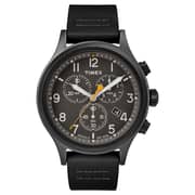 Timex TW2R47500 Allied Quartz Black Leather Watch Men
