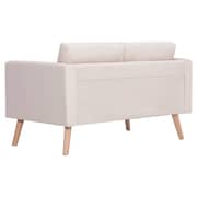 281351 Vidaxl 2-seater Sofa Fabric Cream