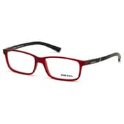 Diesel Optical Frame Matte Red Injected For Men DL5179 067 54