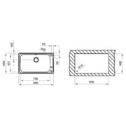 TEKA BAHIA 1B PLUS Inset Stainless Steel Sink