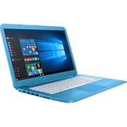 HP Stream 14-AX000NE Laptop - Celeron 1.6GHz 2GB 32GB Shared Win10 14inch HD Aqua Blue