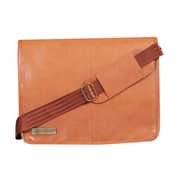 Mounthood 15inch Laptop Sling Bag For Men & Women - Premium Quality Long Lasting Pu Leather - Juno (tan)