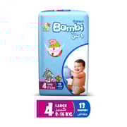 Sanita Bambi Size 4 Large 8-16 Kg Regular Pack 13 Pcs