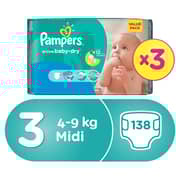 Pampers Active Baby Dry Diapers Size 3 138 Count
