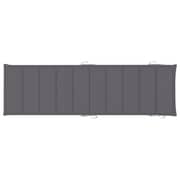 vidaXL Sun Lounger Cushion Anthracite 186x58x3 cm vidaXL Sun Lounger Cushion Anthracite 186x58x3 cm