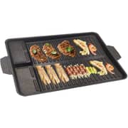 Al Saqer-portable Korean Bbq Grill Pan-burger Tray Stove Top Plate Barbecue Tray