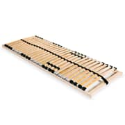 Vidaxl Slatted Bed Base With 28 Slats 7 Zones 90x200 Cm