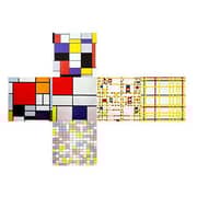 V Cube Mondrian 3 Cube Toy