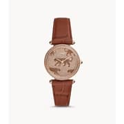Fossil Lyric Three-Hand Brown Leather Watch ES4683 Fossil Lyric Three-Hand Brown Leather Watch ES4683