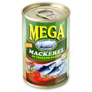 Mega Mackerel In Tomato Sauce 155g Mega Mackerel In Tomato Sauce 155g