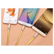 Hoco U9 3in1 Zinc Alloy Jelly Knitted Charging Cable 1.5m Gold Hoco U9 3in1 Zinc Alloy Jelly Knitted Charging Cable 1.5m Gold