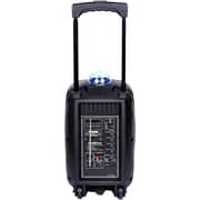 Mediacom HD PORTO Karoke System with 1 Corded Microphone + 424 Trolley Speaker