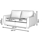 Galaxy Design Plaza Series 2 Seater Sofa Wheat Brown Galaxy Design Plaza Series 2 Seater Sofa Wheat Brown