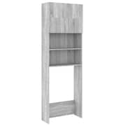 Vidaxl Bathroom Cabinet Grey Sonoma 64x25.5x190 Cm Vidaxl Bathroom Cabinet Grey Sonoma 64x25.5x190 Cm