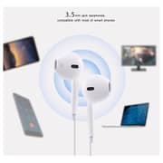 Hoco M1 Wired Original Series Earphone with Mic White For Apple