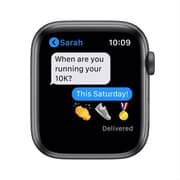 Apple Watch Series 6 GPS+Cellular 40mm Space Grey Aluminum Case with Black Sport Band - Middle East Version Apple Watch Series 6 GPS+Cellular 40mm Space Grey Aluminum Case with Black Sport Band - Middle East Version