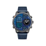 Timberland Ht4 Dark Blue Leather Analog/ Digital Men Watch