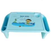 Lavish Study Table Plastic Children Small Study Table With Storage For Kid Adult Home Bedroom Furniture Portable-blue Color 1 Unit