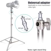 Coopic L-290s Stainless Steel Heavy Duty Light Stand 2.9m/290cm Portable Multi-functional Photo Video Studio Lighting Photography Stands Tripod Coopic L-290s Stainless Steel Heavy Duty Light Stand 2.9m/290cm Portable Multi-functional Photo Video Studio Lighting Photography Stands Tripod