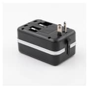 Eklasse Universal Travel Adapter 2 USB 2.1A Black