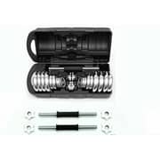 ULTIMAX Adjustable Dumbbell Set Chrome Plated Iron Dumbbell Kit for Home Gym Workout- 10 kg