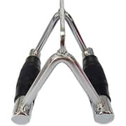 ULTIMAX V-Handle with Rotation and Rubber Cable Machine Attachment Exercise Handle, Rowing Machine Handle Set Pull Down Exercise Handles