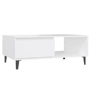 vidaXL Coffee Table White 90x60x35 cm Engineered Wood