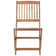 vidaXL Folding Outdoor Chairs 8 pcs Solid Acacia Wood