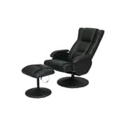 Pan Emirates Moleka Recliner With Massage & Ottoman Black Pan Emirates Moleka Recliner With Massage & Ottoman Black