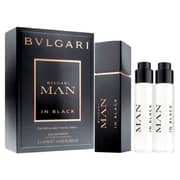 Bvlgari Man Black Gift Set For Men (Bvlgari Man Black 15ml EDP + Bvlgari Man Black Refill 15ml EDP + Bvlgari Man Black Refill 15ml EDP)