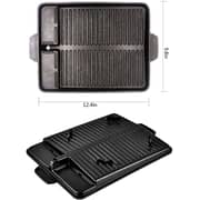 Al Saqer-portable Korean Bbq Grill Pan-burger Tray Stove Top Plate Barbecue Tray