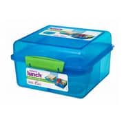 Sistema Lunch Cube Max with Yogurt Pot Lunch Box 2L