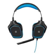Logitech G430 Surround Sound Gaming Wired Headset Black Blue Logitech G430 Surround Sound Gaming Wired Headset Black Blue