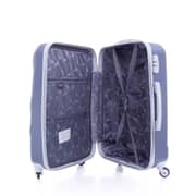 Para John ABS Luggage Travel Trolley With 4 Wheels 3pcs Set Dark Blue