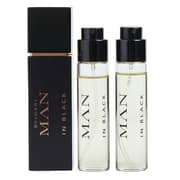 Bvlgari Man Black Gift Set For Men (Bvlgari Man Black 15ml EDP + Bvlgari Man Black Refill 15ml EDP + Bvlgari Man Black Refill 15ml EDP)
